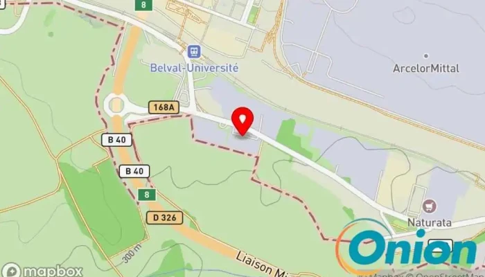 Kaart vun CIGL ESCH (services techniques) Hausreinigungsdienst zu Esch an der Alzette