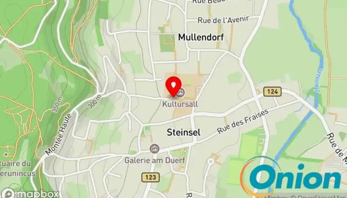 Kaart vun CIS Steinsel Feuerwache zu Steinsel