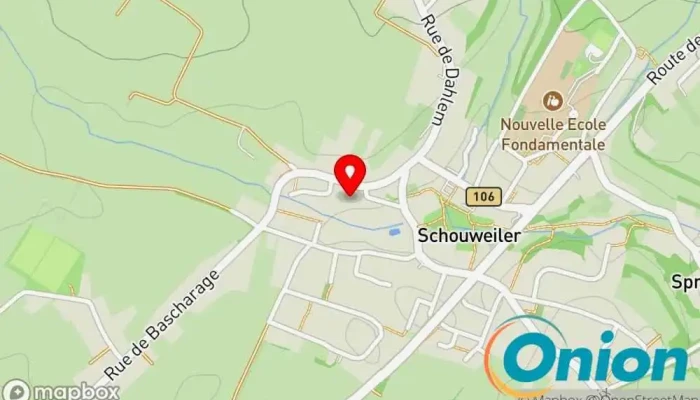 Kaart vun Cofalux S.a R.l. Betrieb für Fassadenverkleidungen, Erdbauunternehmen zu Dippach