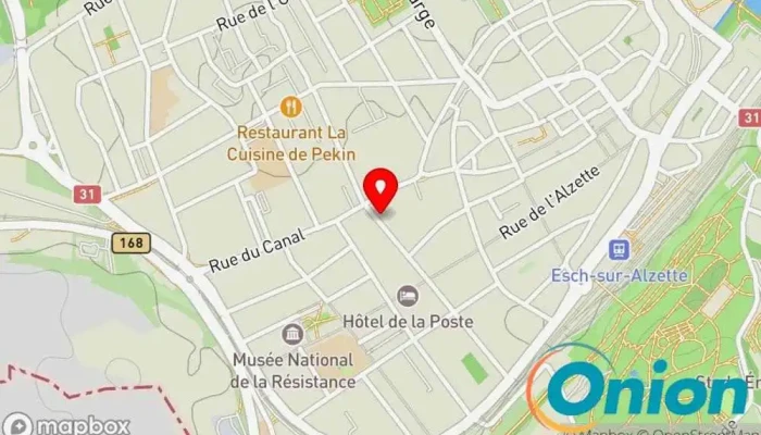 Kaart vun Coliseo Lux Sàrl Möbeltischler, Türfachhandel zu Esch an der Alzette