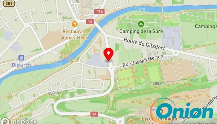 Kaart vun Comparateur des fournisseurs d'électricité au Luxembourg Elektriker zu Diekirch