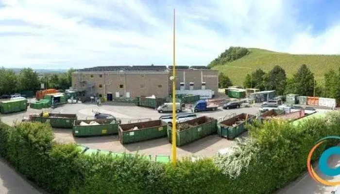 Containerpark Recycling Center Parc De Recyclage Ressourcencenter Am Haff Bewaertunge - Schengen
