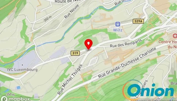 Kaart vun Corner Pizza Kebap Fast-Food-Restaurant zu Wiltz