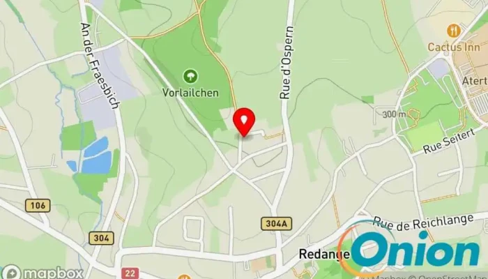Kaart vun Coupe Mupp Redange Tierfriseur zu Redingen
