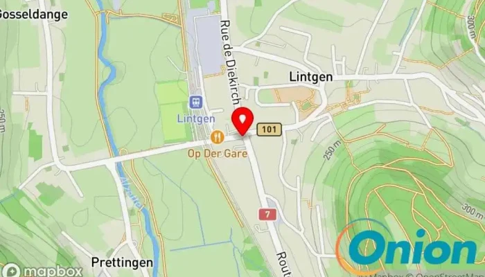 Kaart vun CRLUX Construction Auftragnehmer zu Lintgen