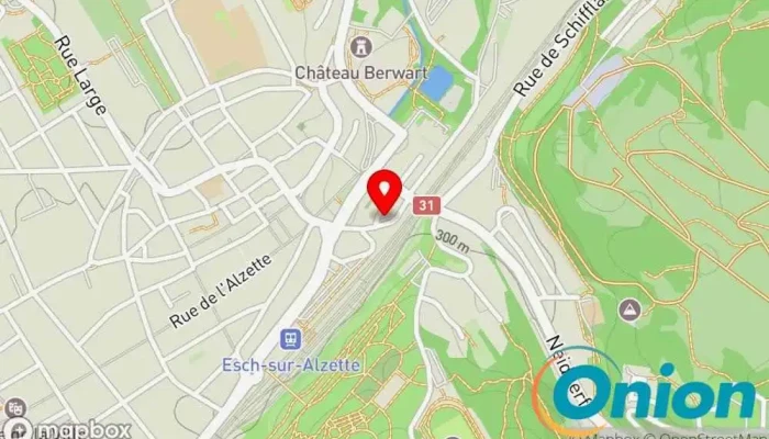 Kaart vun Cybercultus SA IT-Berater zu Esch an der Alzette