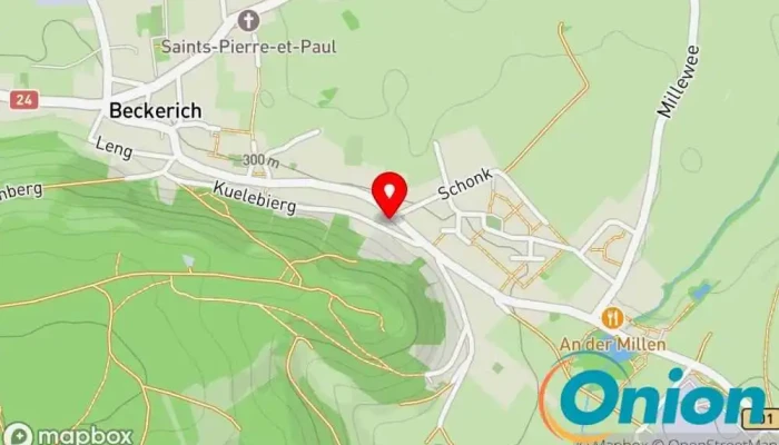 Kaart vun De Gaardewiichtel Gärtner zu Beckerich