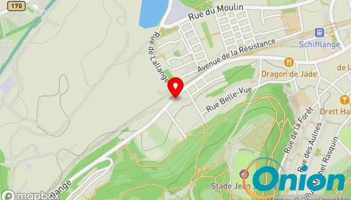 Kaart vun Deco-Peint Luxembourg Sàrl Auftragnehmer für den Innenausbau, Bodenleger, Innenarchitekt, Holzboden-Einbaudienst zu Schifflingen