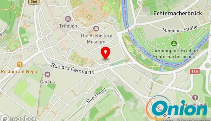Kaart vun Dell-metz Henri Computergeschäft zu Echternach
