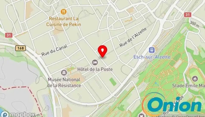 Kaart vun Den Handkesselchen Landschaftsgestalter zu Esch an der Alzette