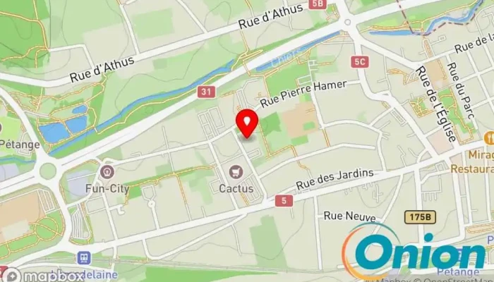 Kaart vun DencoHappel Luxembourg, Succursale de DencoHappel Belgium S.A. Klimaanlagenanbieter zu Pétange