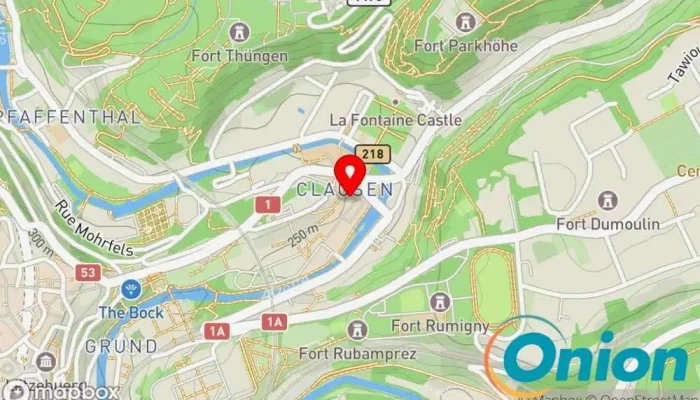 Kaart vun Devoteam P.S.F. Luxembourg (Clausen) IT-Berater zu Luxemburg
