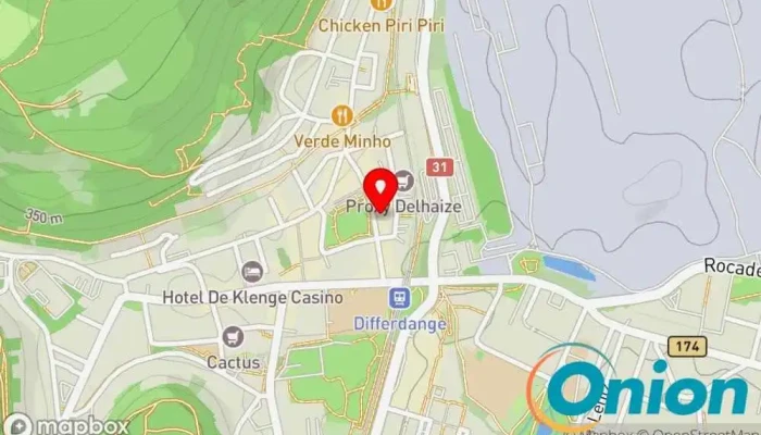 Kaart vun Diffwäsch Waschsalon zu Differdange