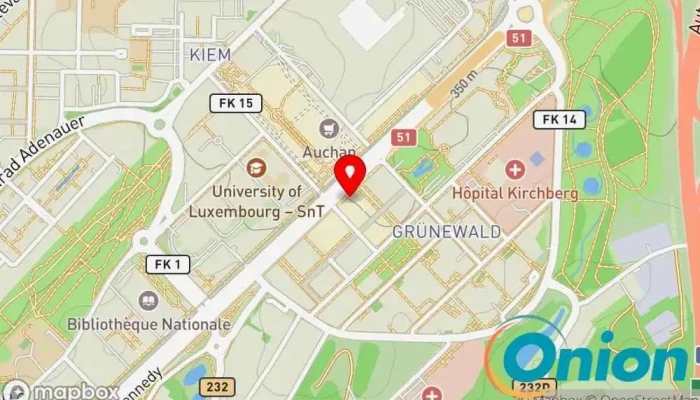 Kaart vun Docler Holding Softwareentwickler/-hersteller zu Luxemburg