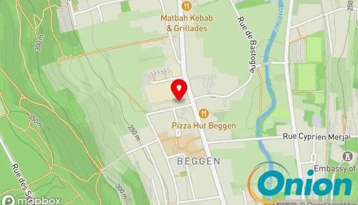 Kaart vun Dussmann Beggen 1-Lalouette ERIC Restaurant zu Luxemburg