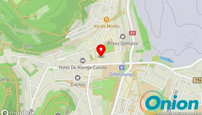 Kaart vun Easy Calls Net Café Internetcafé zu Differdange