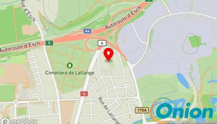 Kaart vun Eco Shine Cleaning Hausmeisterservice zu Esch an der Alzette