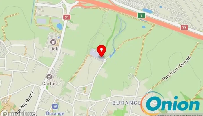Kaart vun EcoSolutions SA Bauunternehmen, Baustoffhandel, Auftragnehmer zu Dudelange