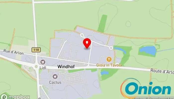 Kaart vun EDDA Luxembourg S.A. (formely C-Services) Softwareentwickler/-hersteller zu Koerich