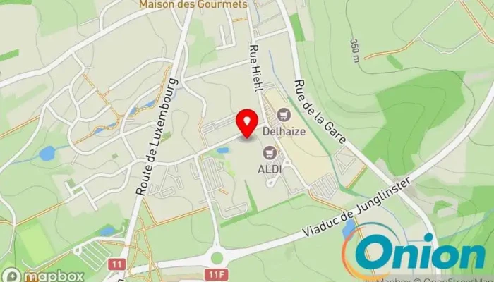 Kaart vun Elcom Sàrl Elektriker zu Junglinster