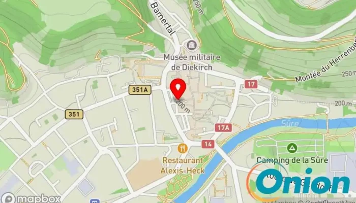 Kaart vun Electricité Gorges (succ. Stefan Zwank) Elektriker zu Diekirch