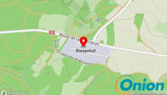 Kaart vun E.M. Menuiserie SARL Möbelgeschäft zu Rambruch