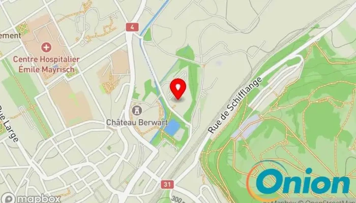 Kaart vun Enovos Luxembourg Stromversorgungsunternehmen, Gasversorgungsunternehmen, Solartechnik-Anbieter zu Esch an der Alzette