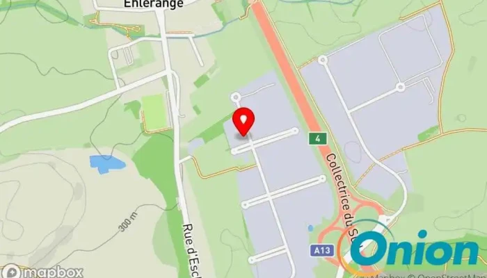 Kaart vun Entropia SA Computersupport und -dienste, IT-Berater, Telekommunikationsunternehmen zu Sanem