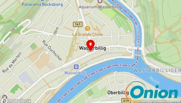 Kaart vun Entversalux S.à.r.l. Entsorgungsunternehmen, Reinigungsdienst zu Mertert