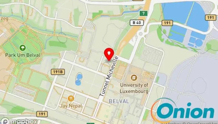 Kaart vun Esmedians Schlichtungsservice zu Esch an der Alzette