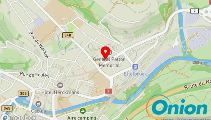 Kaart vun Ettelphone Internetcafé, Callshop, Digitaldruck-Service, Faxdienst, Hausreinigungsdienst, Druckerei, Dienst für die Lebenslauferstellung zu Ettelbruck