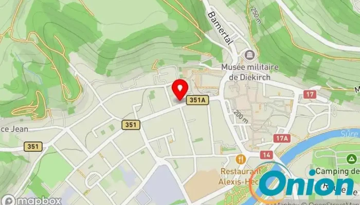 Kaart vun EUREST S.A. Restaurant zu Diekirch
