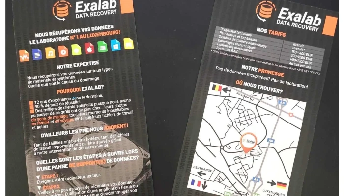 Exalab Data Recovery -  No Bei Mire - Bertrange
