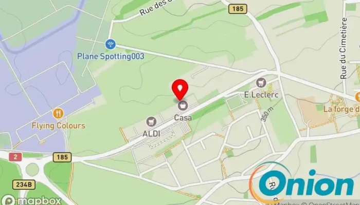 Kaart vun FC Façade Betrieb für Fassadenverkleidungen zu Sandweiler