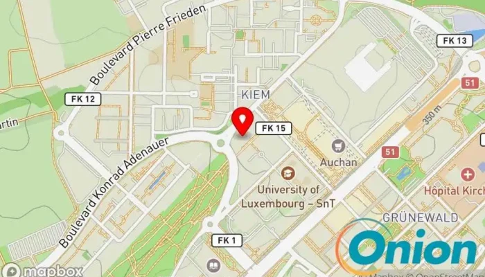 Kaart vun Fédération des Artisans Asbl Vereinigung / Organisation zu Luxemburg