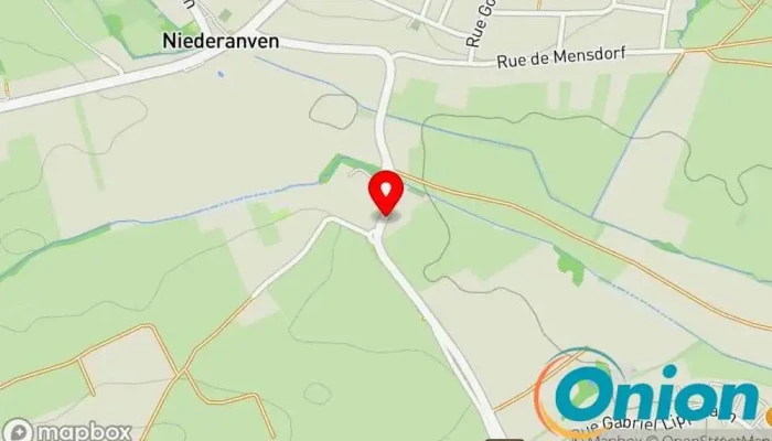 Kaart vun Feuer&Stein Sarl Kaminhersteller, Schornsteinfeger, Fachhandel für Kaminöfen, Ofengeschäft, Gartencenter, Sauna zu Niederanven