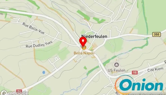 Kaart vun Feulen Warenlager zu Feulen