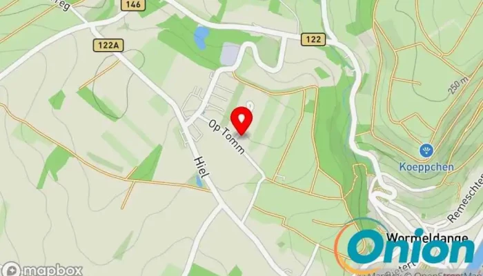 Kaart vun Flach s.a. Bain & Chauffage in Wormeldange-Haut Bäderstudio, Elektrotechniker, Heizungs- und Klimatechnikbetrieb, Sanitärinstallateur, Fliesenfachhandel zu Wormeldingen