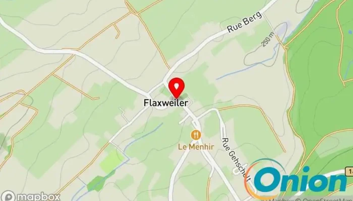 Kaart vun Flaxweiler  zu Flaxweiler