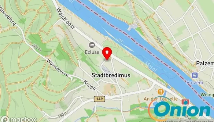 Kaart vun Galalux Sàrl Landschaftsgestalter zu Stadtbredimus