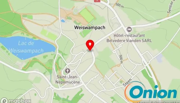Kaart vun Gebrüder Gillessen PGmbH Möbeltischler zu Weiswampach