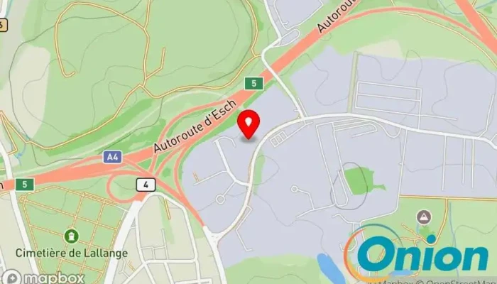 Kaart vun Gi Solutions SARL Softwareentwickler/-hersteller zu Esch an der Alzette