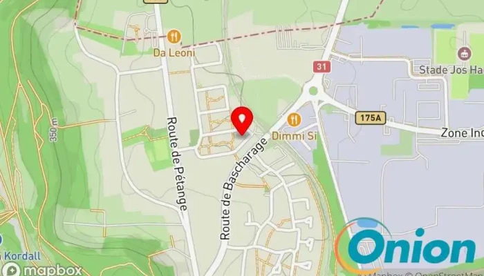 Kaart vun Gries Frères Sàrl Kaminhersteller, Schornsteinfeger, Reinigungsdienst, Fachhandel für Kaminöfen zu Differdingen