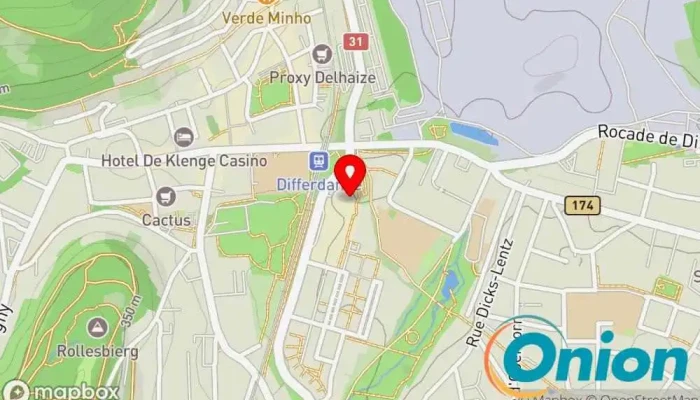 Kaart vun GSM & PC Solutions - iPad, MacBook, iMac, iPhone Réparation Reparaturladen für Mobiltelefone zu Differdange