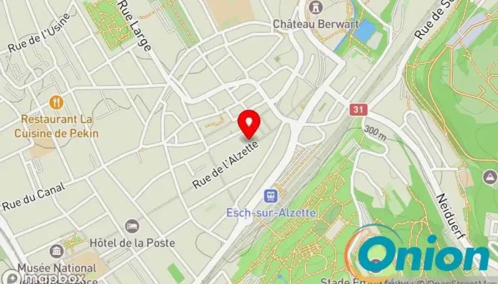 Kaart vun H-tec AG Recyclinghof zu Esch an der Alzette
