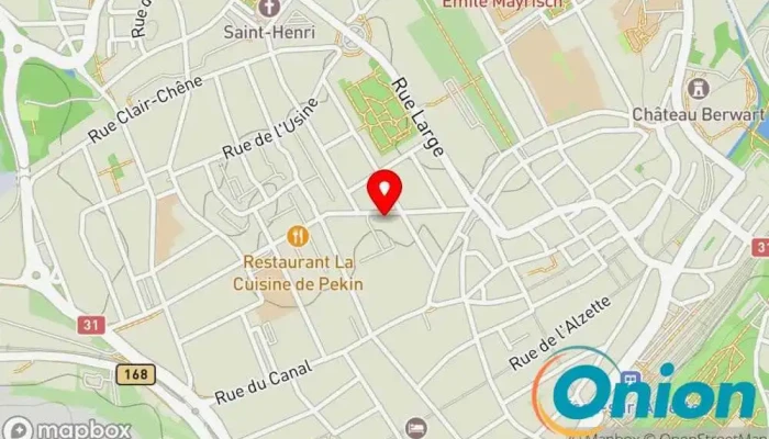 Kaart vun HAMEUR GROUPE Generalunternehmer zu Esch an der Alzette