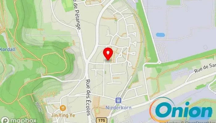 Kaart vun HELP - Aides et Soins - Croix-Rouge luxembourgeoise- Antenne Differdange Haushaltshilfe zu Differdingen