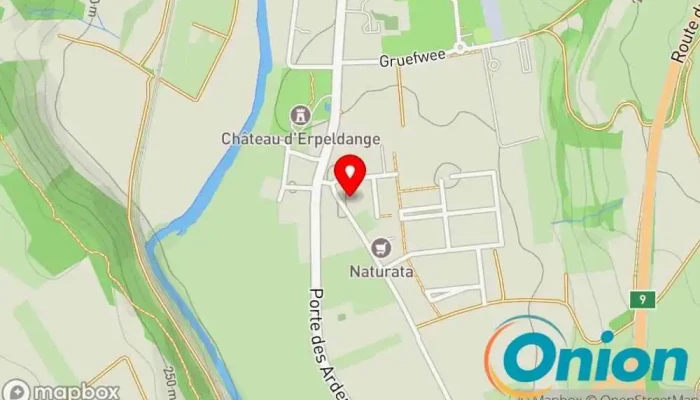Kaart vun Hervé le Jardinier Gartenbau, Gartenbauer zu Erpeldingen