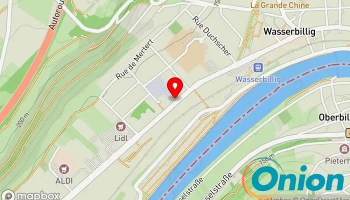 Kaart vun Hoffmann-Neu Matériaux SA Baustoffhandel zu Mertert