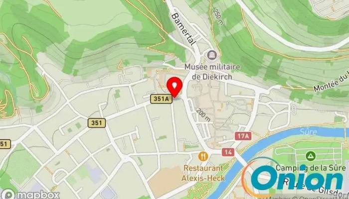 Kaart vun Holzmechel Sàrl Brennholzhändler zu Diekirch